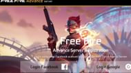 Free Fire OB40 Advance Server has two different Login options (Image via Garena)